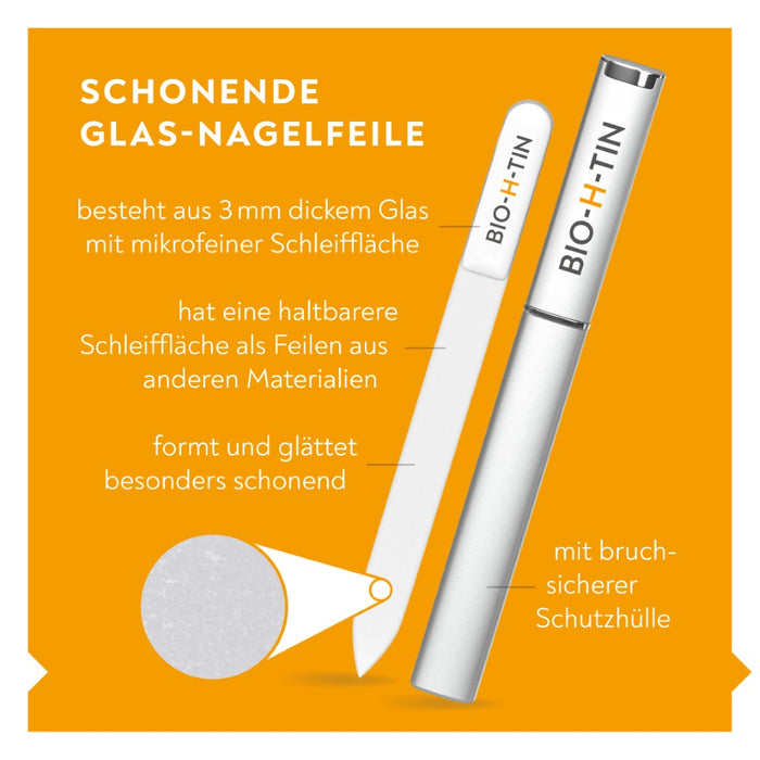 BIO-H-TIN Glas-Nagelfeile, 1 pc Lime