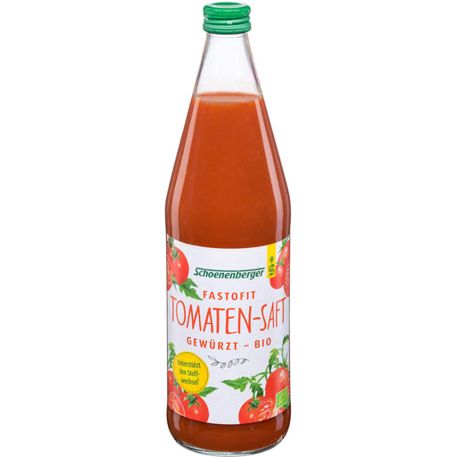Schoenenberger FasToFit gewürzter Tomatensaft bio, 750 ml Saft