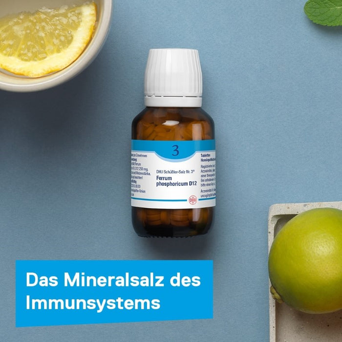 DHU Schüßler-Salz Nr. 3 Ferrum phosphoricum D6, 200 St. Tabletten