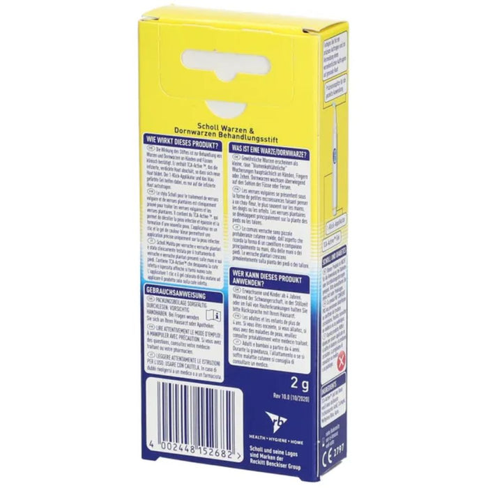 Scholl Warzen & Dornwarzen Behandlungsstift, 2 g Stift