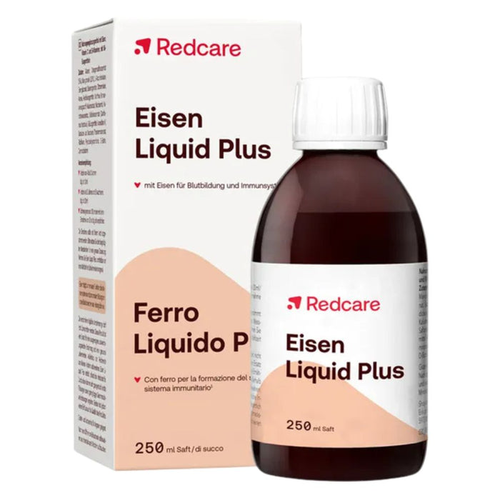 Redcare Eisen Liquid Plus Lösung für Blutbildung und Immunsystem, 250 ml Lösung