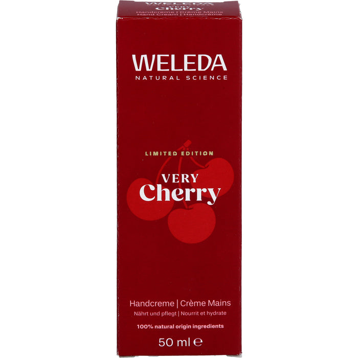 WELEDA Very Cherry Handcreme nährt und verwöhnt mit Kirschduft, 50 ml Creme