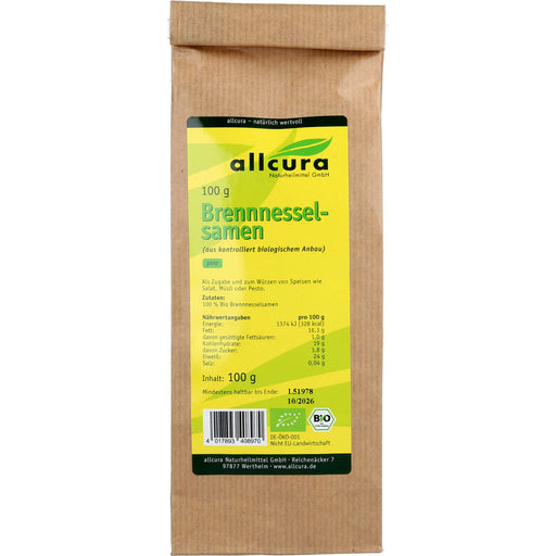 Allcura Brennnesselsamen Bio, 100 g Samen