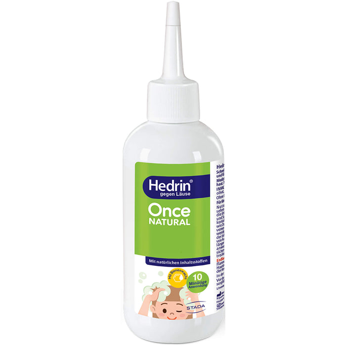 Hedrin gegen Läuse Once Natural Lösung 10 minütige Anwendung, 100 ml Lösung