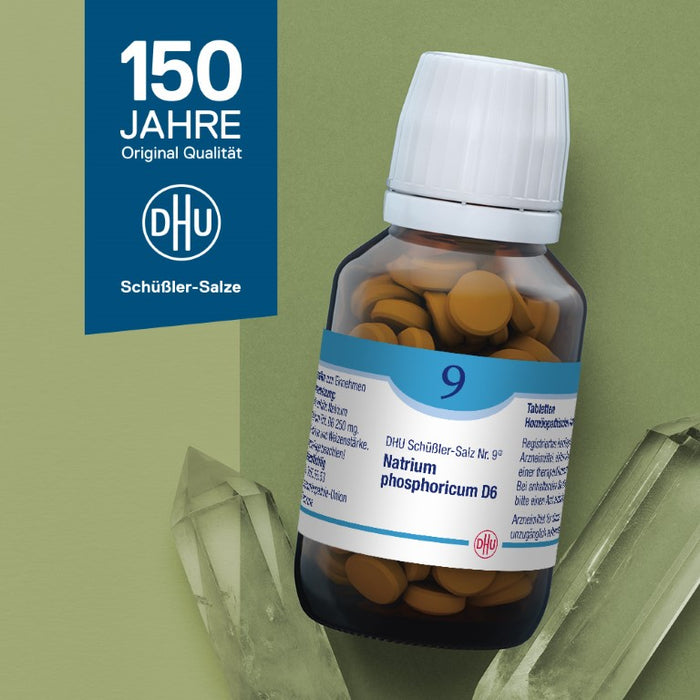 DHU Schüßler-Salz Nr. 9 Natrium phosphoricum D6, 200 St. Tabletten