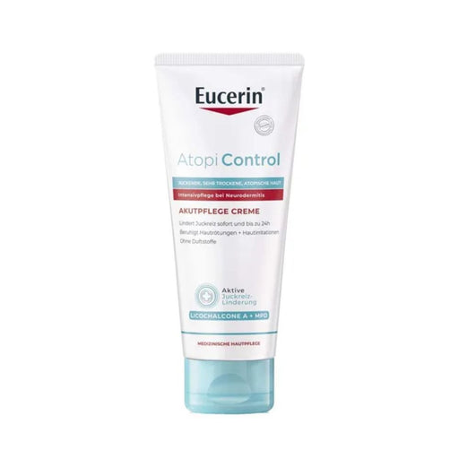 Eucerin AtopiControl Akutpflege Creme reduziert Juckreiz und lindert Rötungen und Hautreizungen, 100 ml Creme