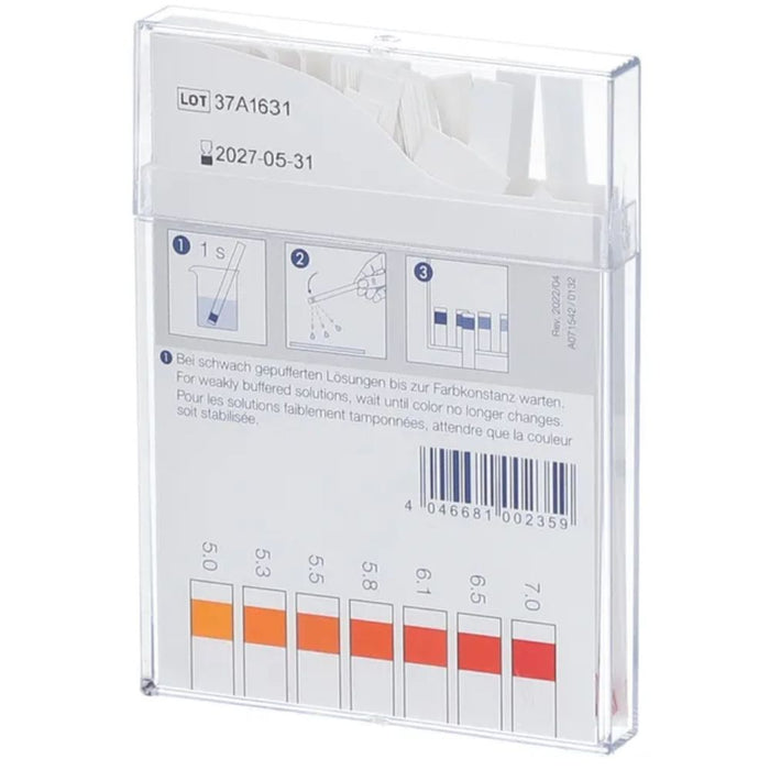 MACHEREY-NAGEL pH-Fix Indikatorstäbchen pH 4,0-7,0, 100 pcs. Test strips
