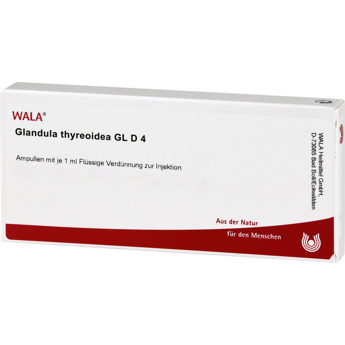 Glandula thyreoidea Gl D4 Wala Ampullen, 10 pc Ampoules