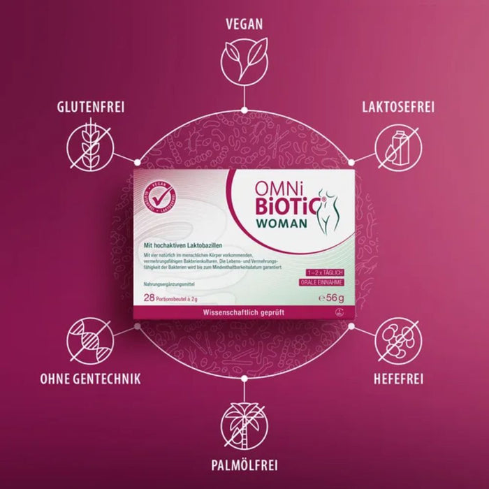 OMNi-BiOTiC Woman Pulver mit hochaktiven Lactobazillen, 14 pc Sachets