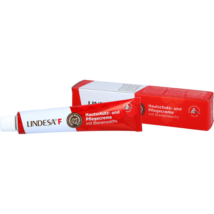 Lindesa F Hautschutz- und Pflegecreme mit Bienenwachs, 50 ml Crème
