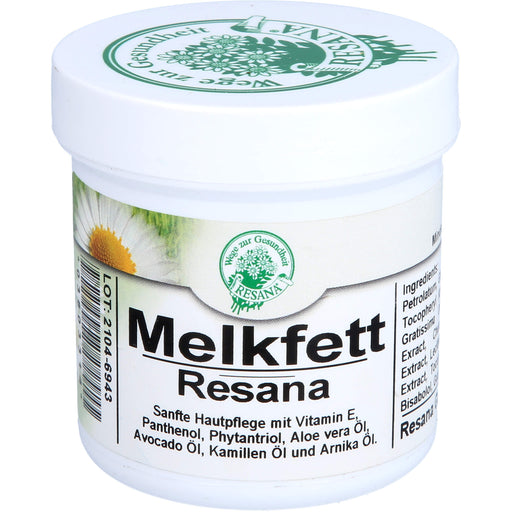 Resana Melkfett sanfte, natürliche Hautpflege, 100 ml Salbe