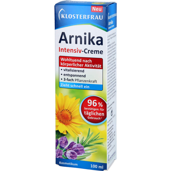 Klosterfrau Arnika Intensiv-Creme wohltuend nach körperlicher Aktivität, 100 ml Crème