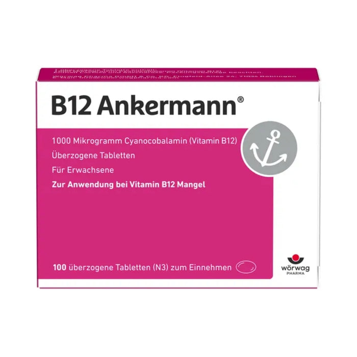 B12 Ankermann überzogene Tabletten, 100 St. Tabletten