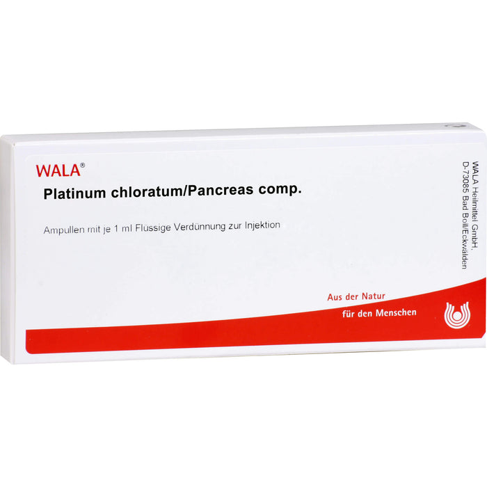Platinum chloratum/Pancreas comp. Wala Ampullen, 10 pc Ampoules
