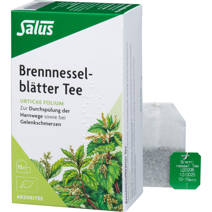 Salus Brennnesselblätter Bio Tee Urticae folium, 15 pc Sac filtrant