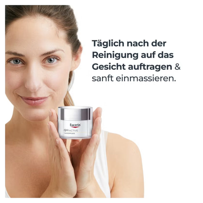 Eucerin Q10 Active für den Tag Anti-Faltenpflege für empfindliche Haut, 50 ml Crème