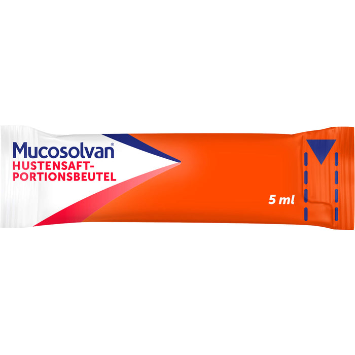 Mucosolvan Hustensaft 30 mg/5 ml zur Schleimlösung mit Zitronengeschmack, 15 pc Sachets