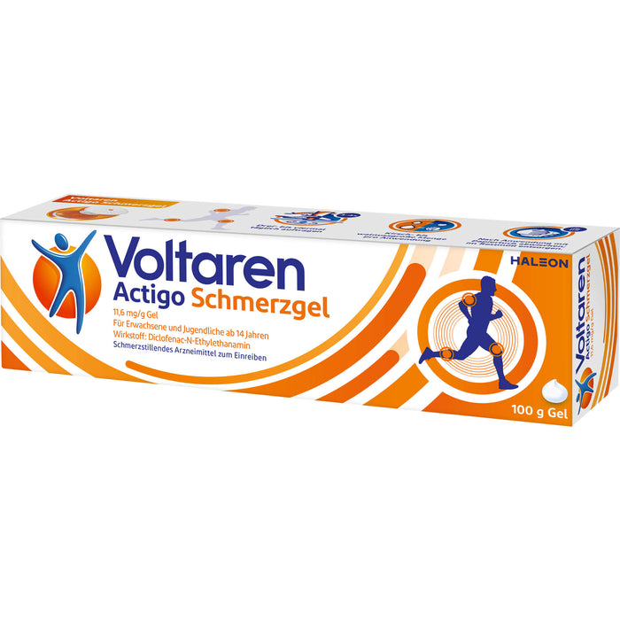 Voltaren Actigo Schmerzgel 11,6 mg/g Gel, 100 ml Gel