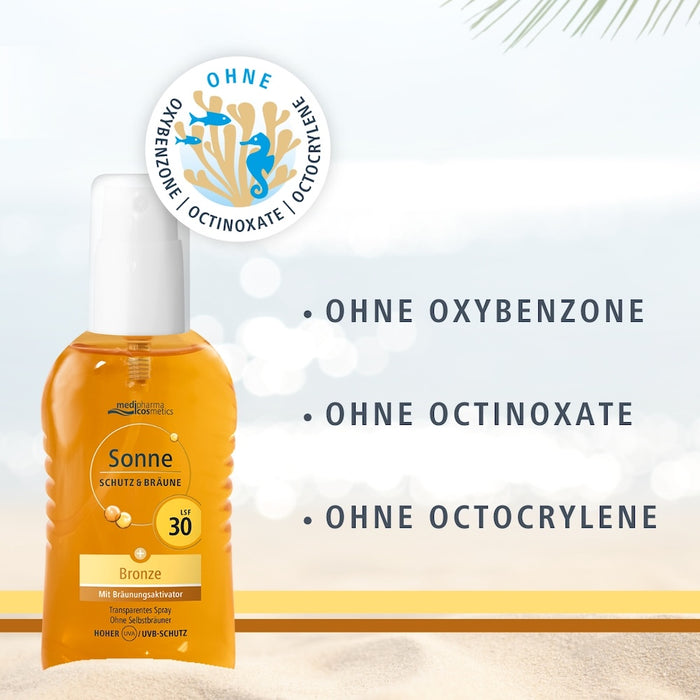 Sonne Schutz & Bräune Bronze LSF 30, 200 ml Spray