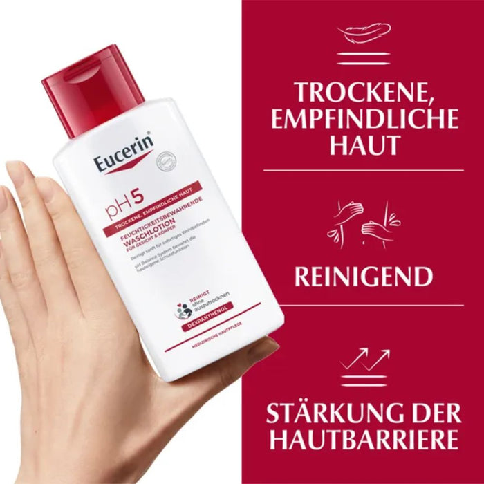 Eucerin pH5 Waschlotion für Körper und Gesicht, 200 ml Gel