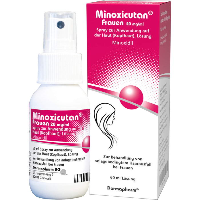 Minoxicutan  Frauen 20 mg/ml Spray zur Anwendung auf der Haut, 60 ml Lösung