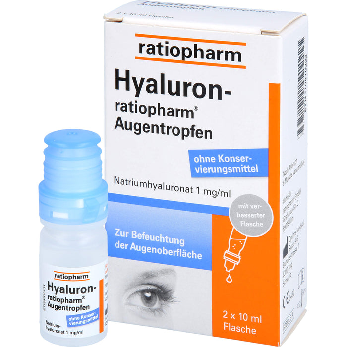 Hyaluron-ratiopharm  Augentropfen, 20 ml Solution