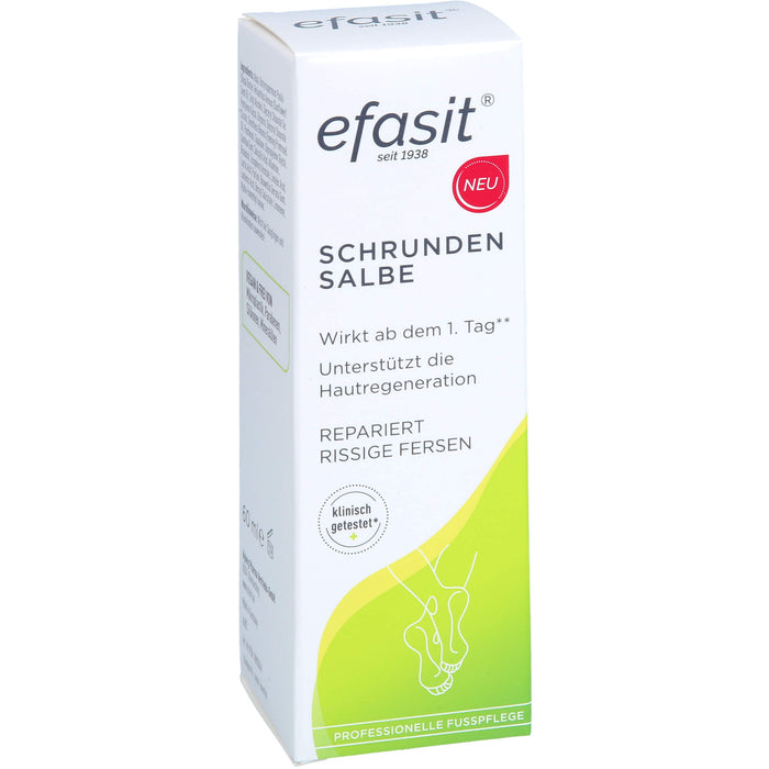 Efasit Schrunden Salbe repariert rissige Fersen, 60 ml Onguent