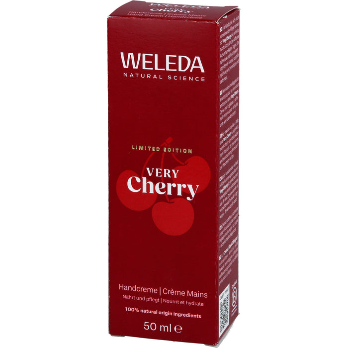 WELEDA Very Cherry Handcreme nährt und verwöhnt mit Kirschduft, 50 ml Creme