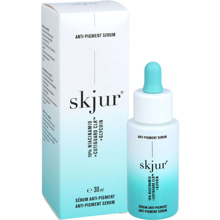 Skjur Anti-Pigment Serum für ein ebenmäßiges Hautbild bei sensibler Haut, 30 ml Gel