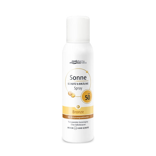 Medipharma Cosmetics Sonne Schutz & Bräune Bronze Spray LSF 50, 150 ml Lösung