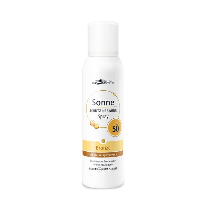 Medipharma Cosmetics Sonne Schutz & Bräune Bronze Spray LSF 50, 150 ml Lösung