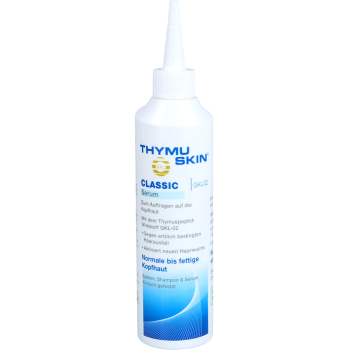 Thymuskin Classic Serum gegen Haarausfall für normale bis fettige Kopfhaut, 200 ml Lösung