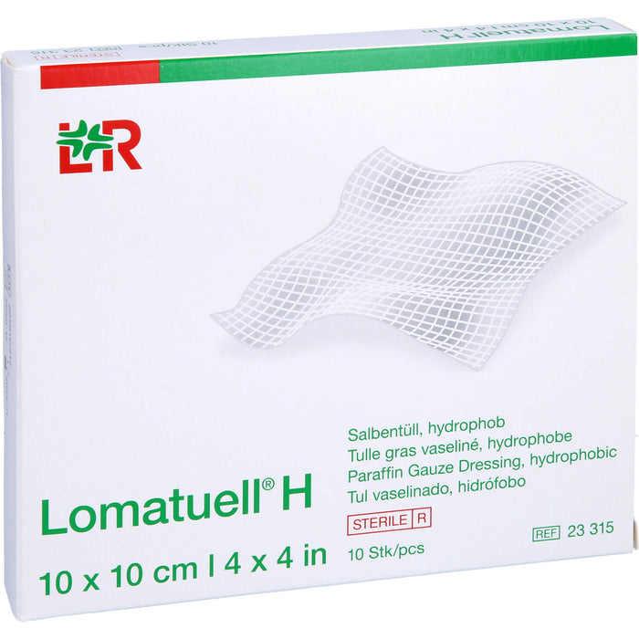 Lomatuell H 10x10cm, 10 pc pansement