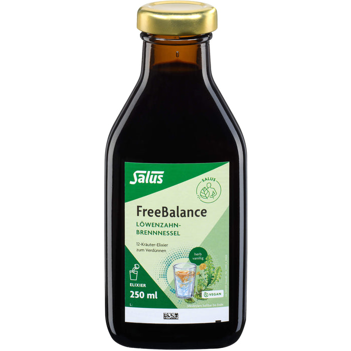 Salus FreeBalance Löwenzahn-Brennnessel 12-Kräuter-Elixier, 250 ml Lösung