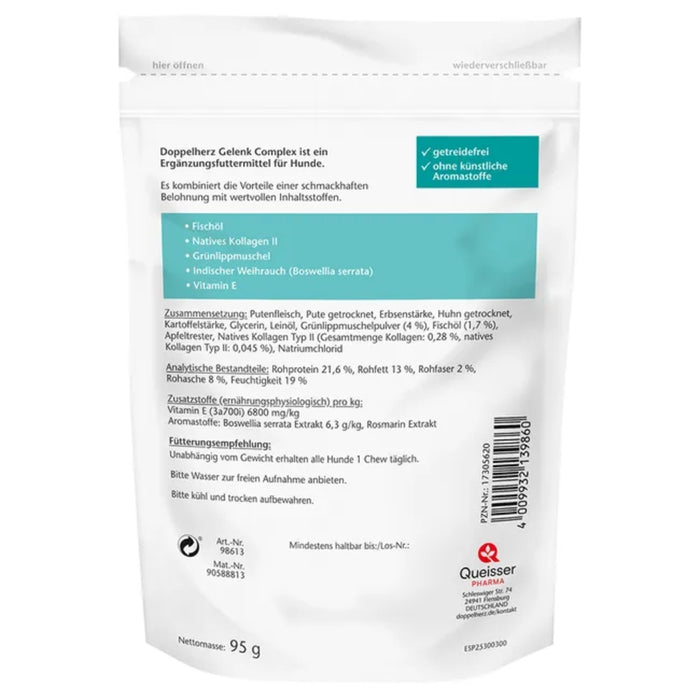 Doppelherz Gelenk Complex für Hunde Chews, 30 pcs. Chewing strips