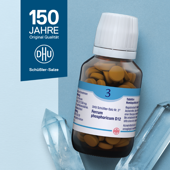 DHU Schüßler-Salz Nr. 3 Ferrum phosphoricum D12, 200 St. Tabletten
