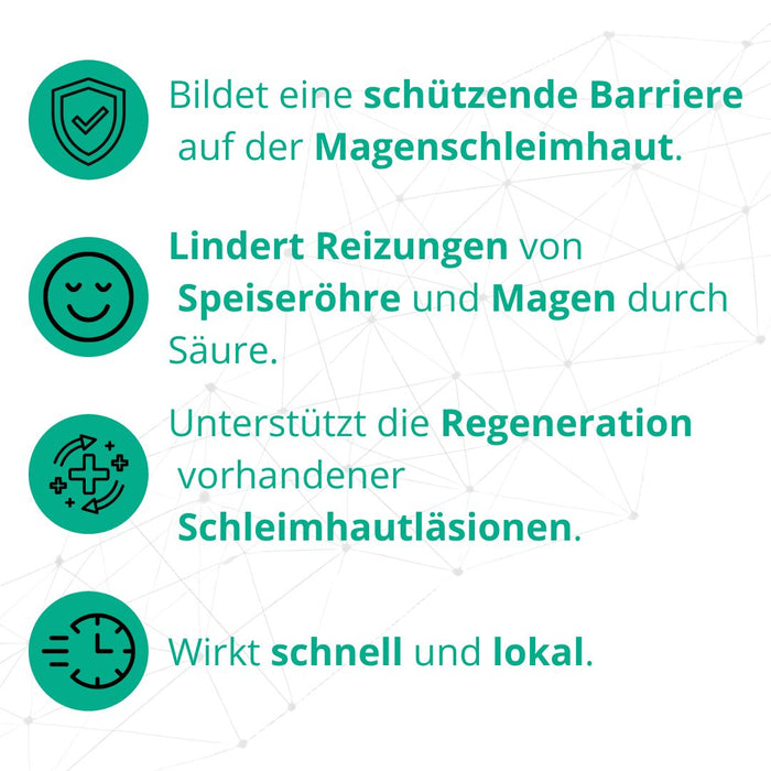 ESOXX One - Effektiver Schutz mit schneller Linderung und Regeneration bei Refluxbeschwerden - mit Hyaluronsäure, Chondroitinsulfat & Poloxamer 407 - glutenfrei & laktosefrei, 20 pc Sachets