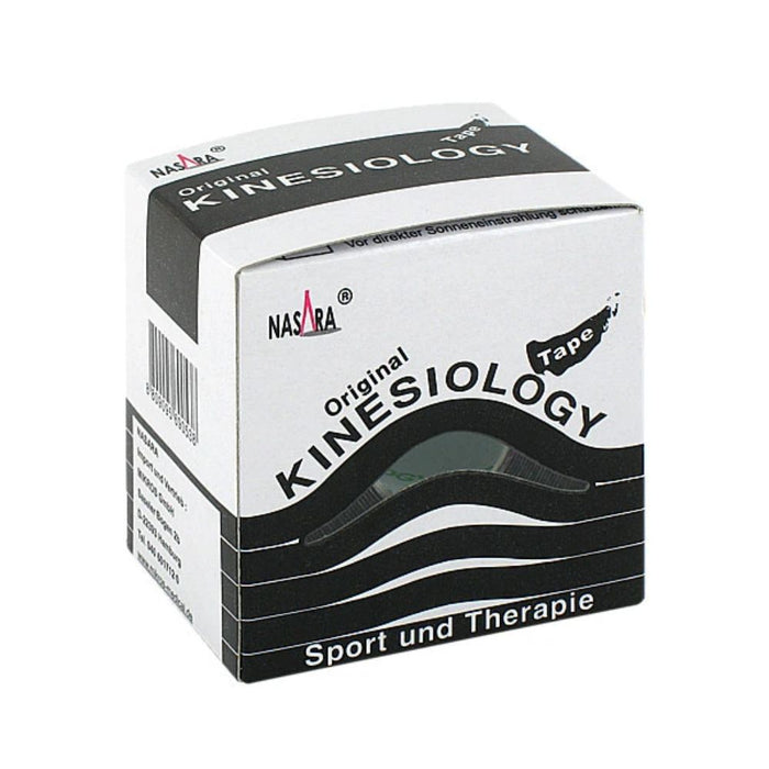 Nasara Kinesiotape 5 cm x 5 m schwarz, 1 St. Verband