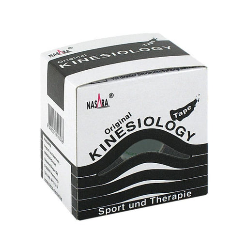 Nasara Kinesiotape 5 cm x 5 m schwarz, 1 St. Verband