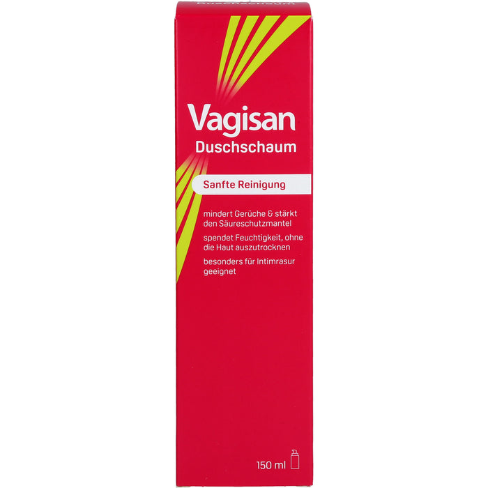 Vagisan Duschschaum zur sanften Reinigung des äußeren Intimbereichs, 150 ml Schaum