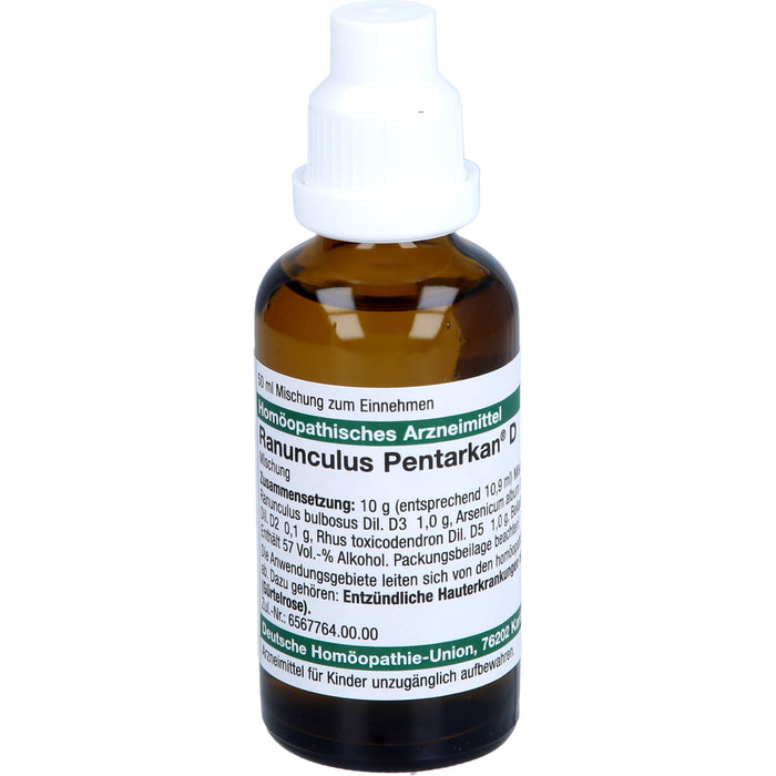 DHU Ranunculus Pentarkan D Mischung bei Gürtelrose, 50 ml Solution