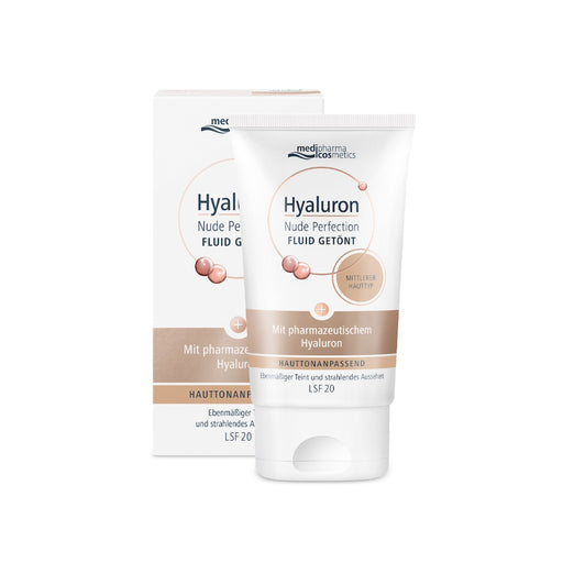 Hyaluron Nude Perfection Fluid getönt mittl HT L20, 50 ml Creme