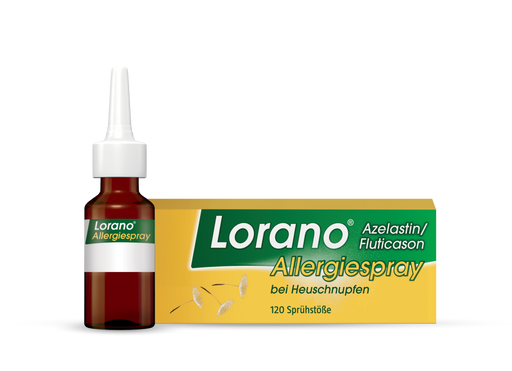 Lorano Azelastin/Fluticason Allergiespray bei Heuschnupfen, 1 St. Spray