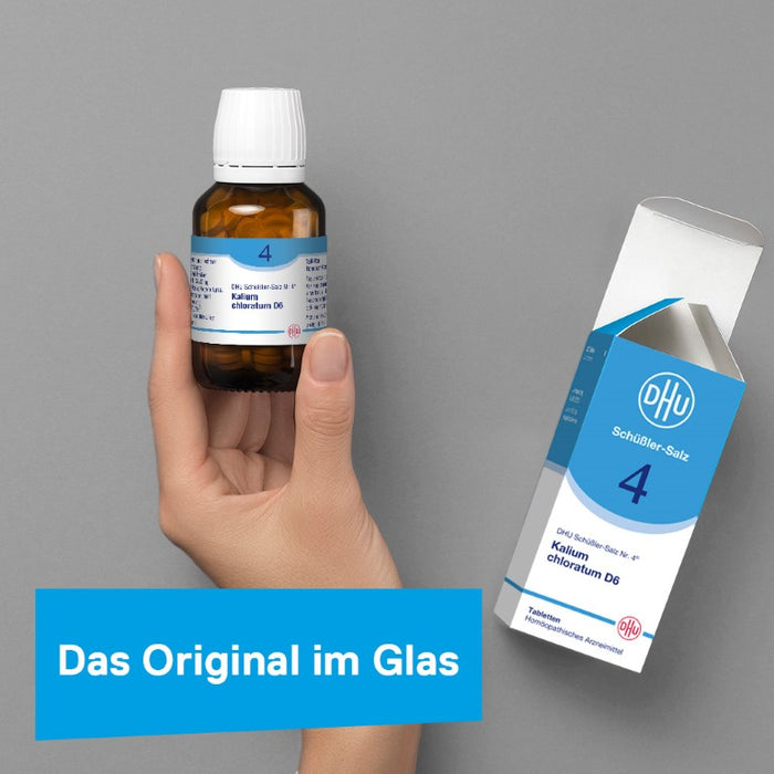 DHU Schüßler-Salz Nr. 4 Kalium chloratum D6, 200 St. Tabletten
