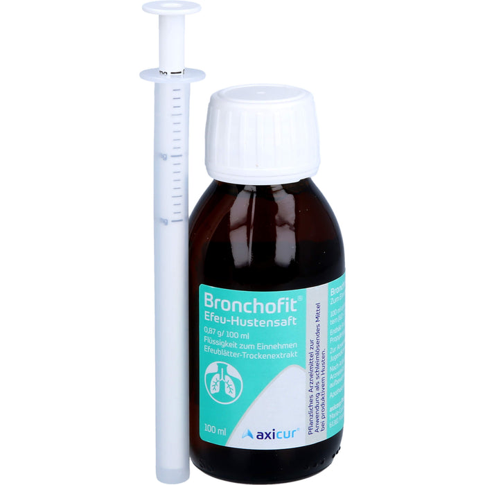Bronchofit  Efeu-Hustensaft, 0,87 g/100 ml, Flüssigkeit zum Einnehmen, 100 ml Solution