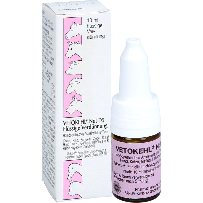 SANUM-KEHLBECK Vetokehl Not D5 Tropfen, 10 ml Solution