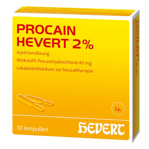 Procain Hevert 2%, 10 St. Ampullen