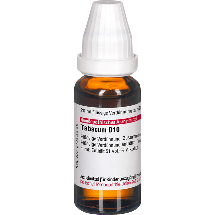 Tabacum D10 DHU Dilution, 20 ml Solution