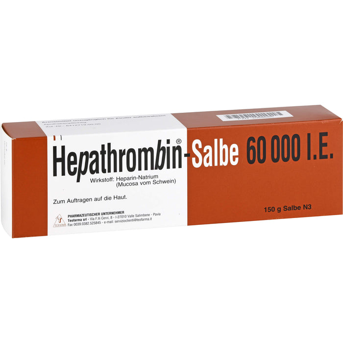 Hepathrombin Salbe 60 000 I.E., 150 g Ointment