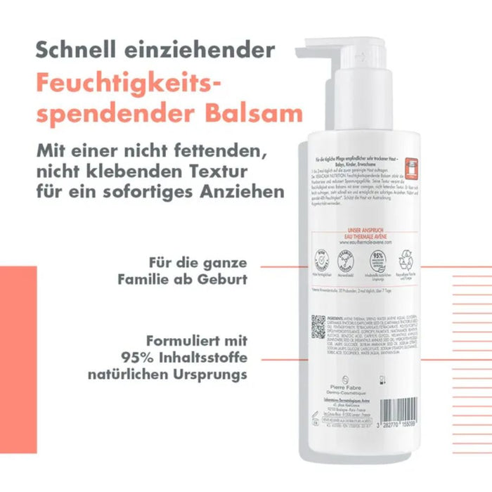 Avène XeraCalm Nutrition feuchtigkeitsspendender Balsam - für sehr trockene Haut, 400 ml Balsam
